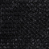 Jedro za zaštitu od sunca 160 g/m² crno 2 x 4,5 m HDPE