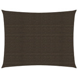 Jedro za zaštitu od sunca 160 g/m² smeđe 2,5 x 3,5 m HDPE