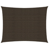 Jedro za zaštitu od sunca 160 g/m² smeđe 2,5 x 4 m HDPE