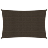 Jedro za zaštitu od sunca 160 g/m² smeđe 3 x 5 m HDPE