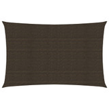 Jedro za zaštitu od sunca 160 g/m² smeđe 5 x 7 m HDPE