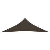 Jedro za zaštitu od sunca 160 g/m² smeđe 3,5x3,5x4,9 m HDPE Jedro za zaštitu od sunca 160 g/m² smeđe 3,5x3,5x4,9 m HDPE