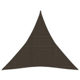 Jedro za zaštitu od sunca 160 g/m² smeđe 5 x 5 x 5 m HDPE