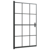 Pregrada za tuš ESG 80 x 140 cm crna
