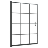 Pregrada za tuš ESG 100 x 140 cm crna