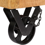 Ormarić za cipele od masivnog drva manga 86 x 35 x 55 cm