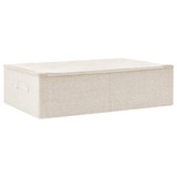 Kutija za pohranu od tkanine 70 x 40 x 18 cm krem Kutija za pohranu od tkanine 70 x 40 x 18 cm krem