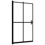 Sklopiva pregrada za tuš ESG 80 x 140 cm crna