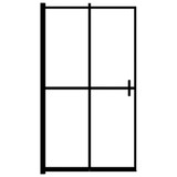 Sklopiva pregrada za tuš ESG 80 x 140 cm crna
