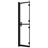 Sklopiva pregrada za tuš ESG 80 x 140 cm crna