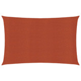 Jedro za zaštitu od sunca 160 g/m² terakota 2 x 3,5 m HDPE