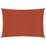 Jedro za zaštitu od sunca 160 g/m² terakota 2,5 x 4,5 m HDPE