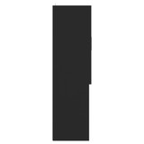 Ormarić za perilicu rublja crni 70,5 x 25,5 x 90 cm