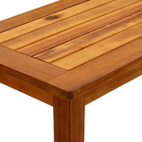 Vrtni konzolni stol 80 x 35 x 75 cm od masivnog bagremovog drva Vrtni konzolni stol 80 x 35 x 75 cm od masivnog bagremovog drva
