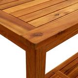 Vrtni konzolni stol 110x40x75 cm od masivnog bagremovog drva Vrtni konzolni stol 110x40x75 cm od masivnog bagremovog drva