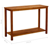 Vrtni konzolni stol 110x40x75 cm od masivnog bagremovog drva Vrtni konzolni stol 110x40x75 cm od masivnog bagremovog drva