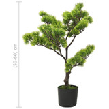 Umjetni bonsai bor s posudom 60 cm zeleni Umjetni bonsai bor s posudom 60 cm zeleni