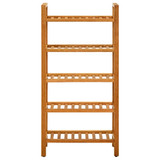 Stalak za obuću s 5 polica 50x27x100 cm od masivne hrastovine