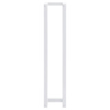Stalak za ručnike bijeli 12,5 x 12,5 x 60 cm čelični