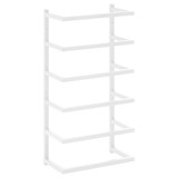 Stalak za ručnike bijeli 24 x 12 x 48 cm čelični