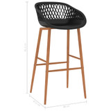 Barske stolice 2 kom crne 248152