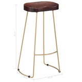 Barske stolice Gavin od masivnog drva manga 2 kom 247835