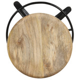 Barski stolci 2 kom 66 cm od masivnog drva manga 321962