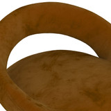 Barski stolci 2 kom smeđi baršunasti 333267