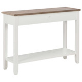 Konzolni stol bijeli 110 x 35 x 80 cm drveni 249901 Konzolni stol bijeli 110 x 35 x 80 cm drveni 249901