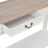 Konzolni stol bijeli 110 x 35 x 80 cm drveni 249901 Konzolni stol bijeli 110 x 35 x 80 cm drveni 249901