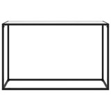 Konzolni stol bijeli 120 x 35 x 75 cm od kaljenog stakla 322817 Konzolni stol bijeli 120 x 35 x 75 cm od kaljenog stakla 322817