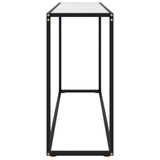 Konzolni stol bijeli 120 x 35 x 75 cm od kaljenog stakla 322817 Konzolni stol bijeli 120 x 35 x 75 cm od kaljenog stakla 322817