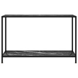 Konzolni stol crni 120 x 35 x 75 cm od kaljenog stakla 322842 Konzolni stol crni 120 x 35 x 75 cm od kaljenog stakla 322842