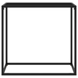 Konzolni stol crni 80 x 35 x 75 cm od kaljenog stakla 322808 Konzolni stol crni 80 x 35 x 75 cm od kaljenog stakla 322808