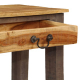 Konzolni stol od masivnog drva starinski 118 x 30 x 80 cm 244966