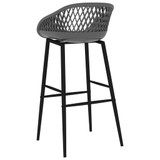 5-dijelni barski set bijelo-sivi 3057433