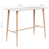 7-dijelni barski set bijelo-crni 3057443