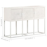 Komoda 115 x 30 x 76 cm od masivnog drva manga 323582 Komoda 115 x 30 x 76 cm od masivnog drva manga 323582