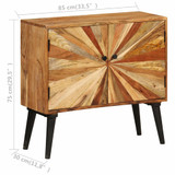Komoda od masivnog drva manga 85 x 30 x 75 cm 246166 Komoda od masivnog drva manga 85 x 30 x 75 cm 246166