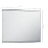 Kupaonsko LED zidno ogledalo sa senzorom na dodir 80 x 60 cm 144733 Kupaonsko LED zidno ogledalo sa senzorom na dodir 80 x 60 cm 144733