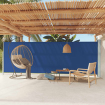 Uvlačiva bočna tenda za terasu 180 x 600 cm plava 317966