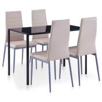 Petodijelni blagovaonski set boja cappuccina 281701