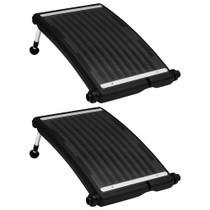 Zakrivljeni solarni paneli za grijanje bazena 2 kom 72,5x46 cm 3095461