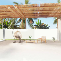 Uvlačiva bočna tenda krem 160 x 1200 cm 318067