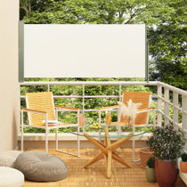 Uvlačiva bočna tenda za terasu 160 x 300 cm krem 317839