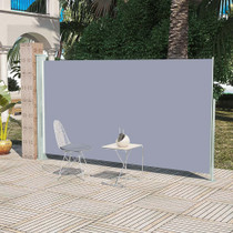 Uvlačiva bočna tenda za terasu 160 x 300 cm siva 317884