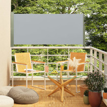 Uvlačiva bočna tenda za terasu 160 x 300 cm siva 317840