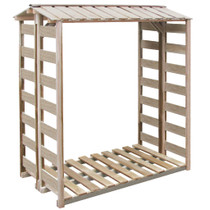 Spremište za drva 150 x 90 x 176 cm od impregnirane borovine 43329