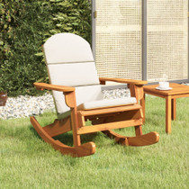 Stolica za ljuljanje Adirondack s jastucima bagremovo drvo 360036