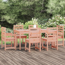 7-dijelni vrtni blagovaonski set od masivnog drva duglazije 3154712